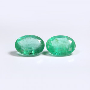 Zambian Emerald / Panna 6X8 MM Oval Pair