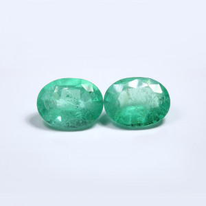 Zambian Emerald / Panna 7X9 MM Oval Pair