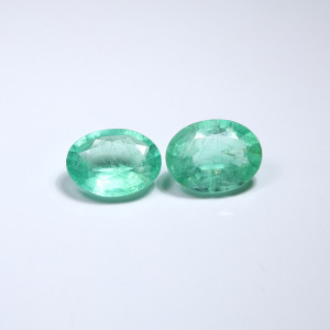 Zambian Emerald / Panna 6X8 MM Oval Pair